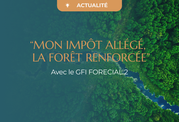 Mon impôt allégé, la forêt renforcée avec le GFI FORECIAL 2